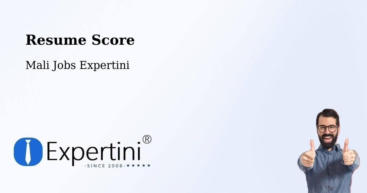 Resume Score & Job Description Match Tool – Mali - Mali Jobs Expertini